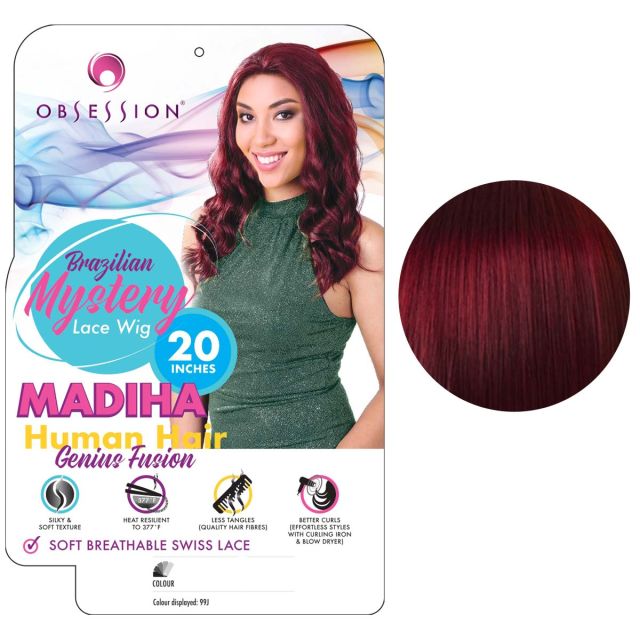 Obsession Lace Front Wig Madiha 99J#