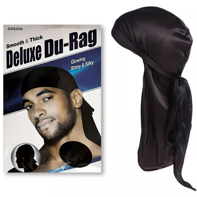 Mens Silky Satin Durag Brown